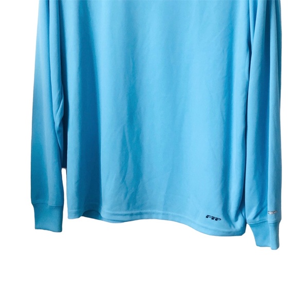 FTP Mens Dri Fit Light Blue Long Sleeved Shirt Size S - Picture 5 of 12